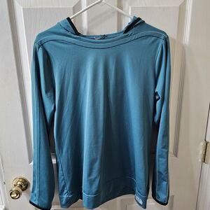The North Face Teal/Aqua Colored Women's Hooded Shirt